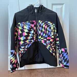 Spyder Girls Insulated Ski Jacket with Tie Dye Checkers